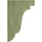 Ekena Millwork 1 3/4"W x 5"D x 7 1/2"H Bedford Wood Vintage Decor Bracket, Restoration Green BKTWD02X05X08BEGR - alternate 2